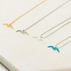 Lanterna Seagull Silhouette Necklace (4colors)