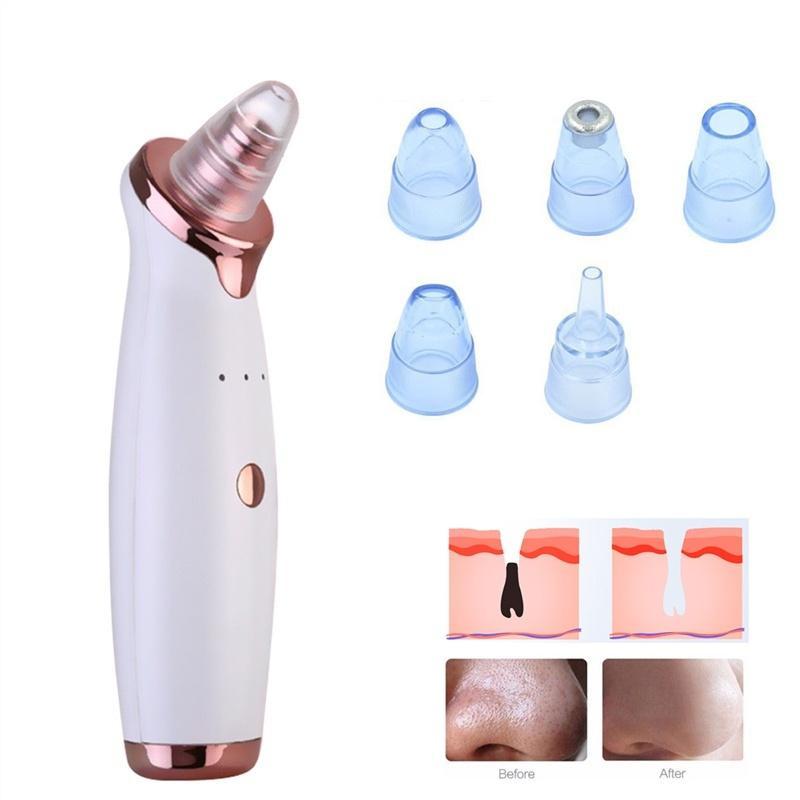 Vacuum Face Cleanser with 5 Different Attachments Branded Packaging and USB Charger