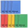 Maruman A6 Spiral Ring Notebook 6mm Ruled 10pcs Assorted N670X10SET