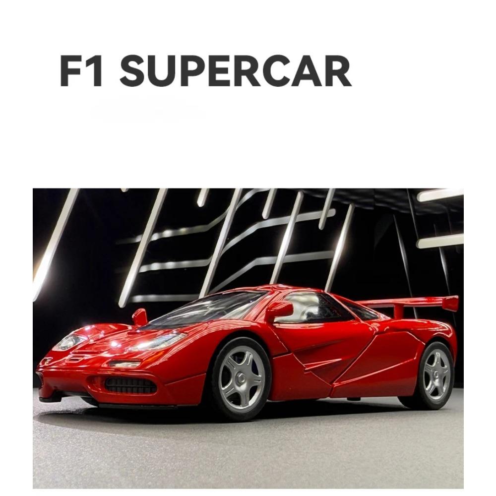1/32 McLares F1 Supercar Alloy Model Car Toy Diecasts Metal Casting Sound and Light Car Toys for Children Vehicle