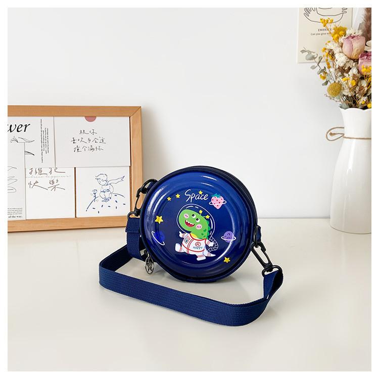 Adorable Children's Round Bag Cute Cartoon Hard Shell Shoulder Bag For Kids