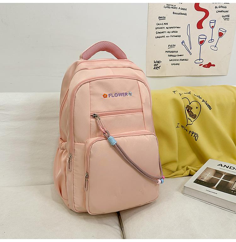 High Value Middle School Students Lightweight Schoolbag Female Junior High School Students Primary School Students High School Large Capacity Backpack