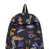 Graffiti Backpack Bookbag Knapsack Schoolbag for Boys Girls Women Men College