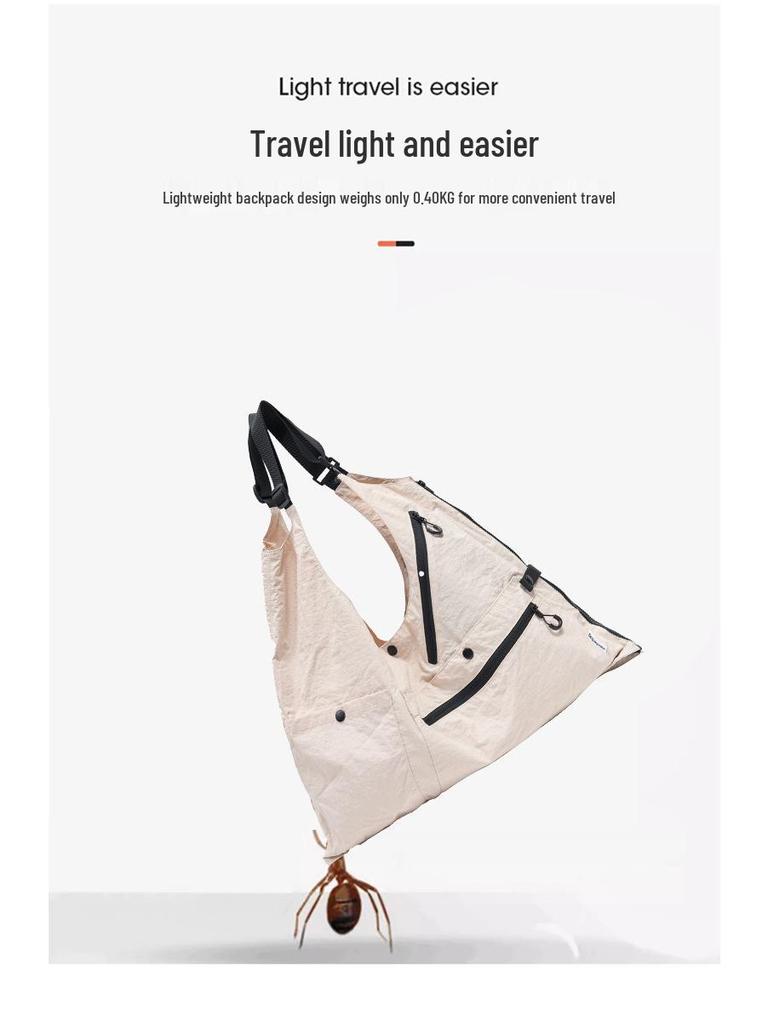 Mountain Series Verwandlungs-Weste-Tasche: Hongkong-Trend, Workwear-Stil, Mehrere Taschen, Umhängetasche mit großem Fassungsvermögen
