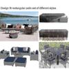 75 Misure Impermeabili Coperture per Mobili da Esterno, Patio, Giardino, Copri Sedie per Pioggia, Neve, Protezione Mobili da Esterno