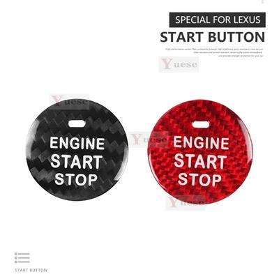 For Toyota Prius Car Engine Start Stop Button Cover Real Carbon Fiber Sticker 2005 2006 2007 2008 2009 2010 2011 2012