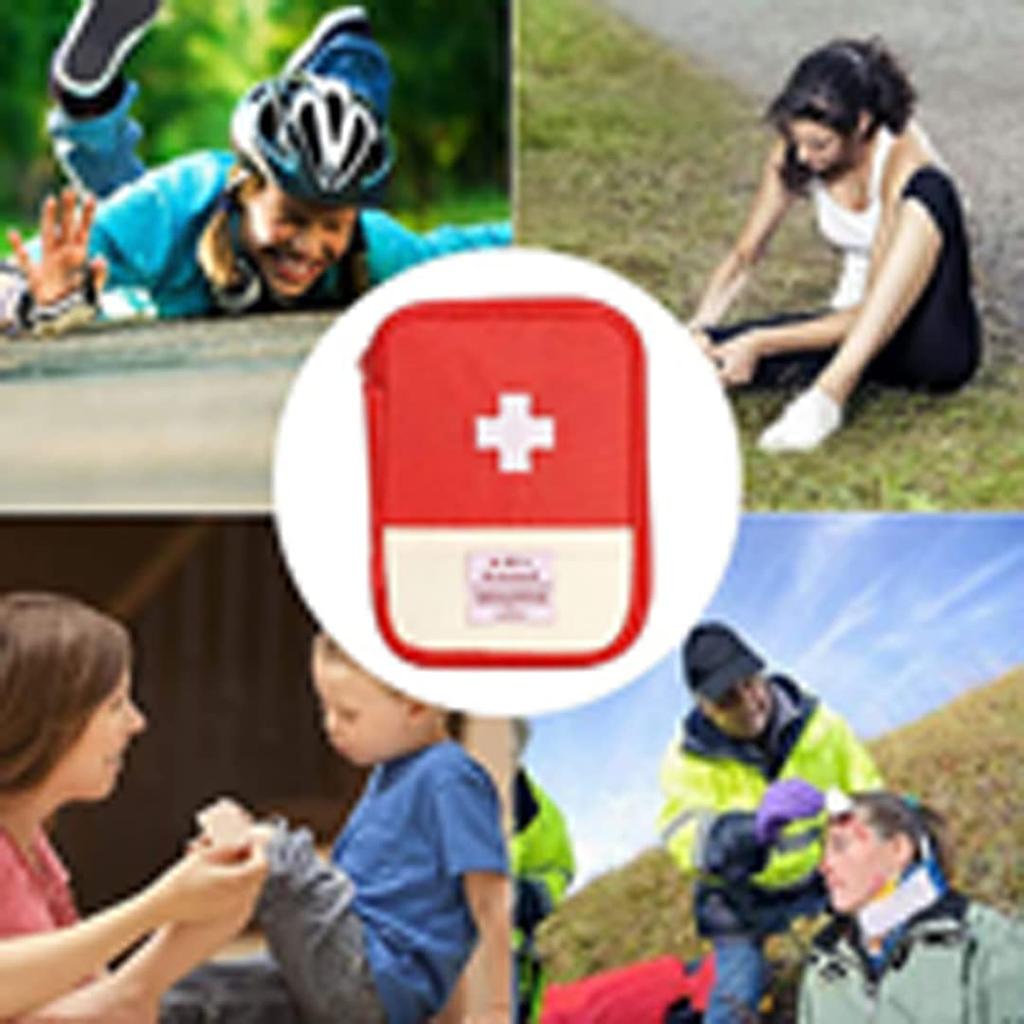 Longbest Medicine Storage Pouch, Portable First Aid Kit, First Aid