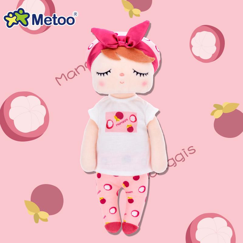 Metoo Angela Ctue Fruits Princess Plush DollWatermelon Lemon Peach ToysBaby Kids Holiday Gifts