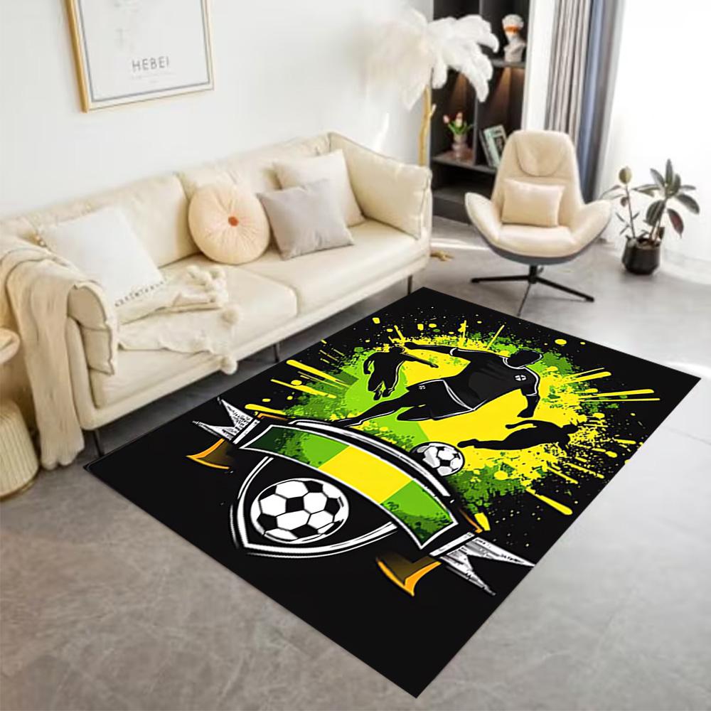 1pc soccer ball rug home carpet design for office decor gift living room bedroom