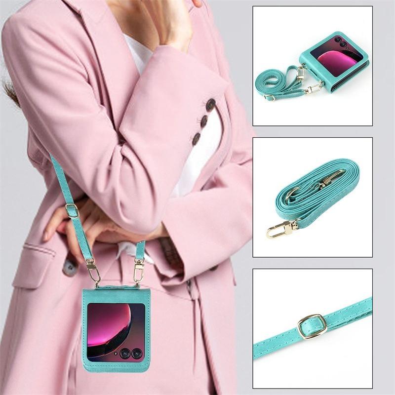 Phone Cases Motorola, Leather Cases with Integrated Lanyard & Card Slots