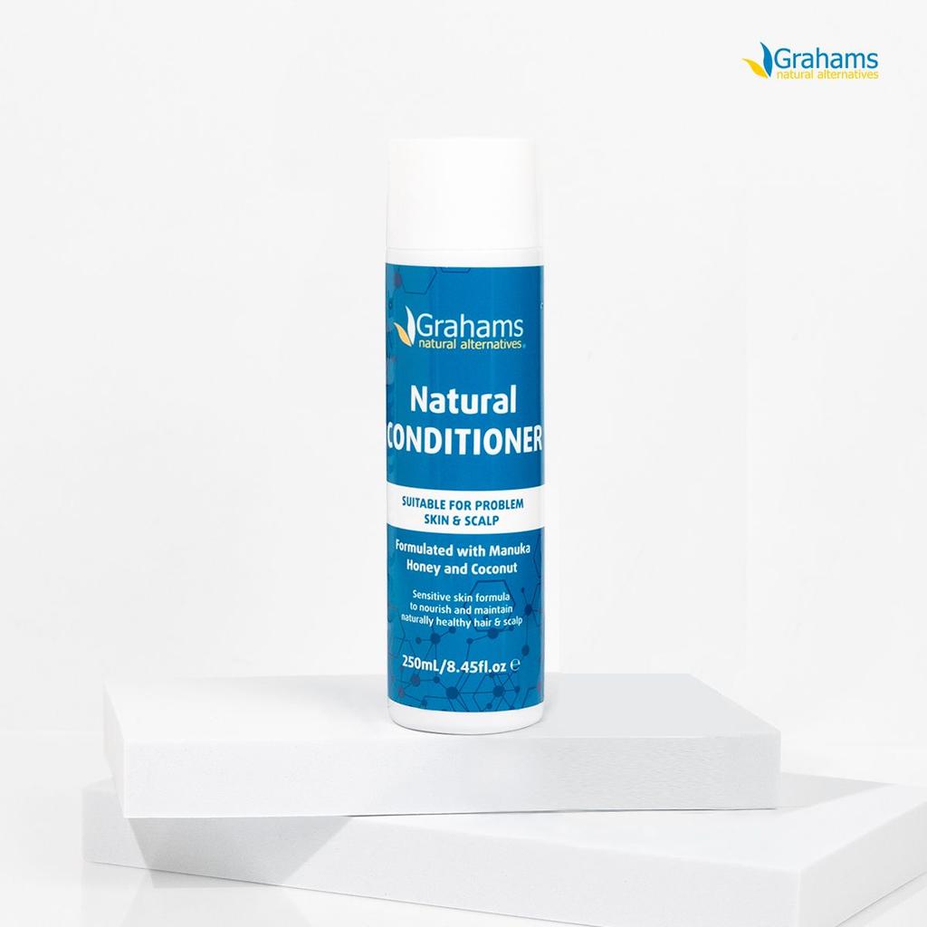 Natural Shampoo 250ml (2 Bottles) + Conditioner 250ml Set