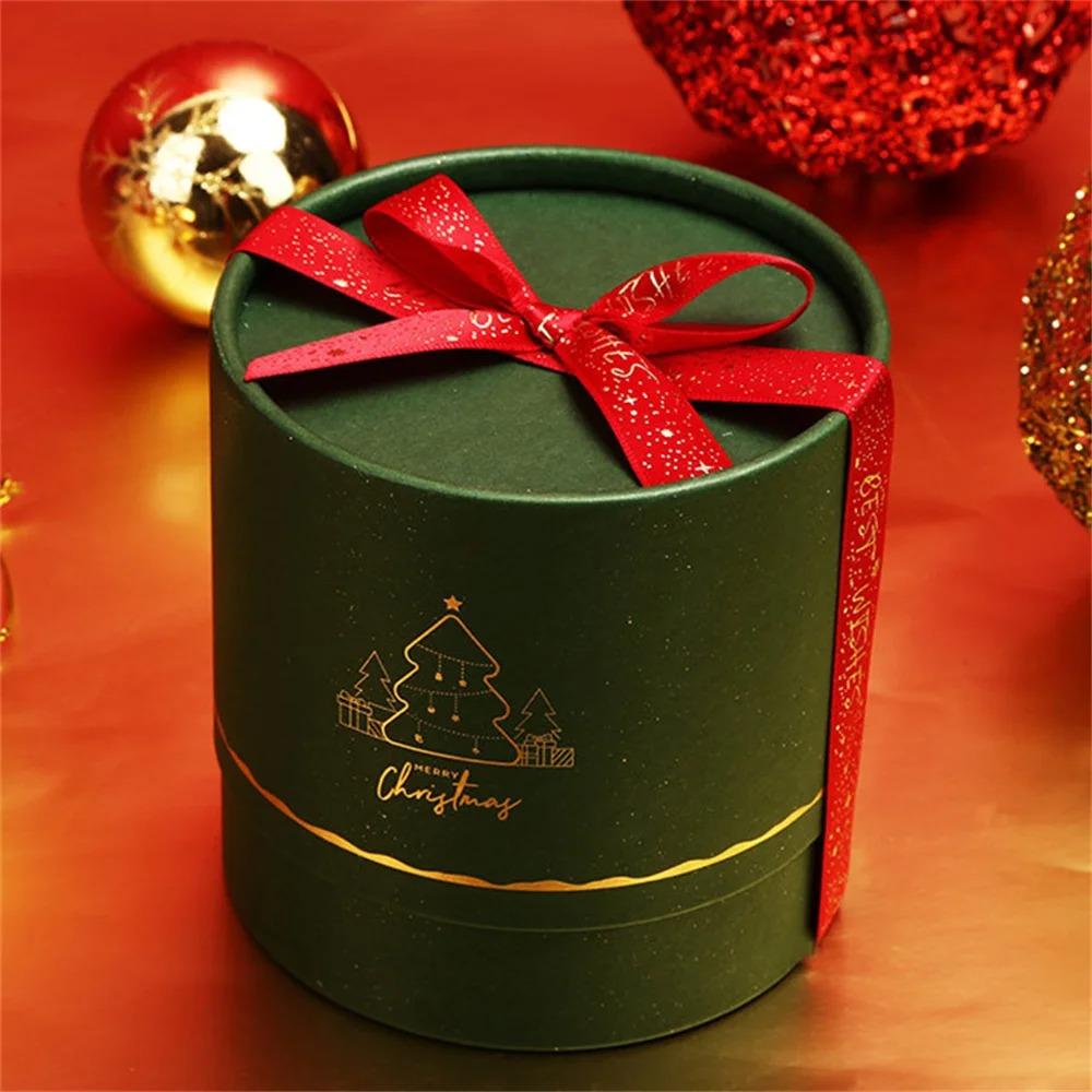 Large Mousse Cake Dessert Boxs Christmas Apples Gift Packing Box  Christmas Decoration Supplies