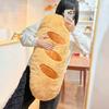 Baguette Pillow Cuddly Stuffed Bread Plush Toy Funny Baguette Shape Throw Pillow Christmas Gift for Girls Boys Sofa Bed Couch Use