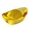 Feng Shui Glass Ingot Vastu Items for Home for Wealth, Glass Ingot Showpiece, Ingot for Good Luck and Prosperity