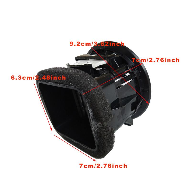 2201099 13417363 For Opel Corsa D Adam MK3 Vauxhall 1/2/4Pcs New Interior Dashboard Air Vent Grille Black/Chrome car accessories