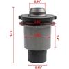 Pair Front Suspension Subframe Bushing Left & Right Compatible with Nissan Versa Sedan & Hatchback; Sentra Cube Note 2007-2012 Replace 54400EL00A,