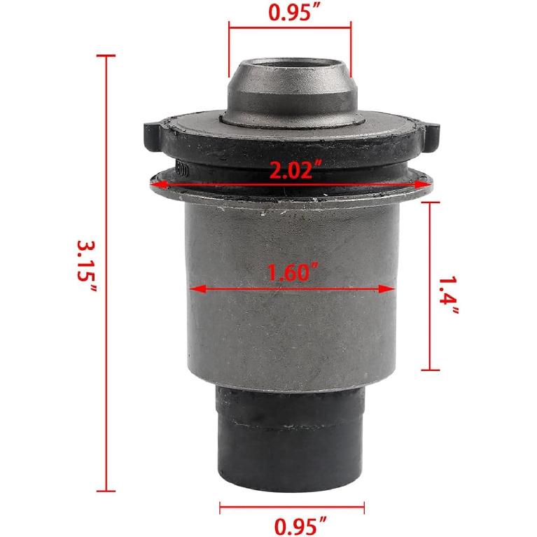 Pair Front Suspension Subframe Bushing Left & Right Compatible with Nissan Versa Sedan & Hatchback; Sentra Cube Note 2007-2012 Replace 54400EL00A,