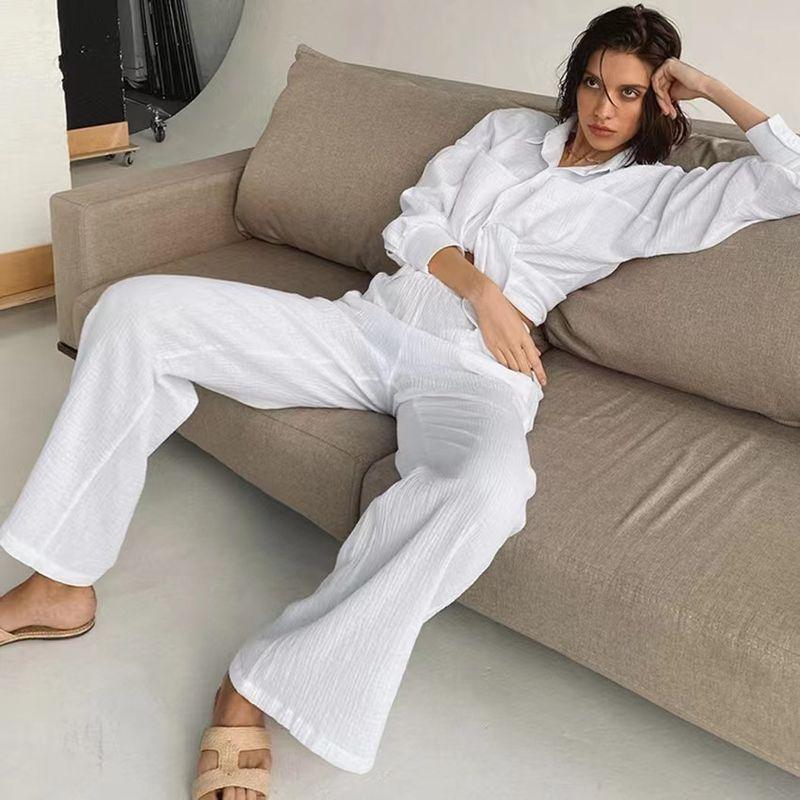 Fashion Wind New New Arrival Fall Long Sleeve Shirt Pants Fashion Suit Shirt Long Pants Suit