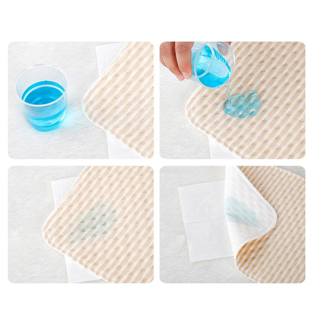 Waterproof Cotton Baby Changing Pad Soft & Breathable Diaper Mat Cotton Baby Changing Pad Suiatble for Home and Travel