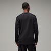 Y-3 Gfx Ls Tee Logo Print Crew Neck Long Sleeve T-Shirt Unisex Tops Black IZ3122