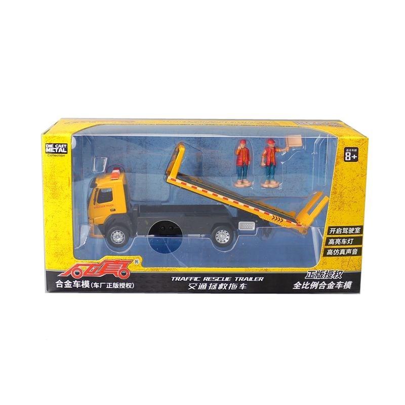 

Vehicle Pallet Engineering Truck Model With Sound Light Effects For Play Kids