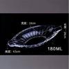 Thickened Clear Glass Banana Split Ice Cream Bowl Sundae Dessert Dish Papaya Salad Server Creative Ice Cream Cup