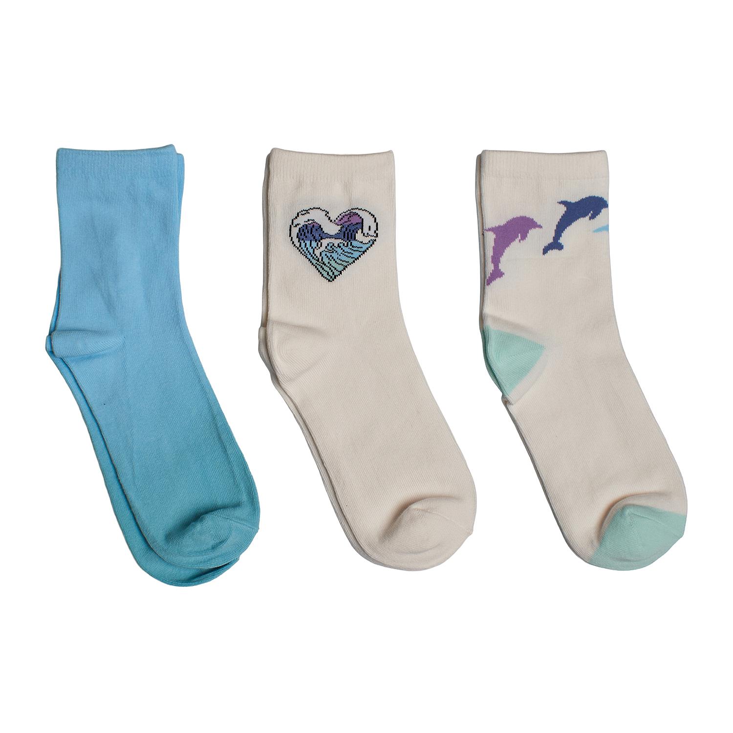 

Набор 3 носков Crew 855459 для девочки 3/5 AÑOS