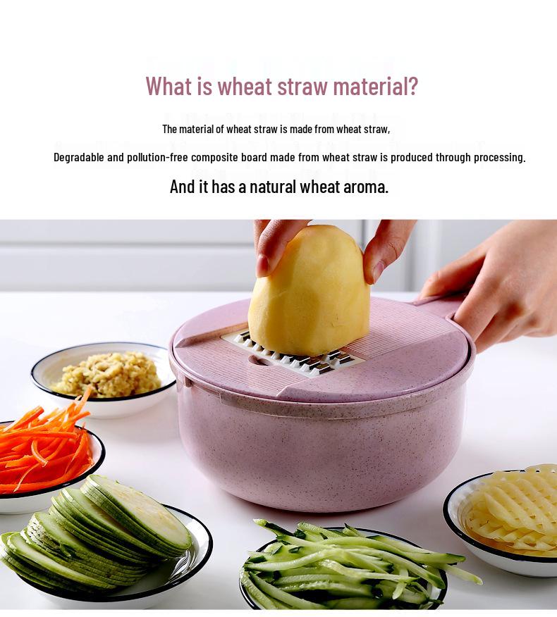Multifunctional Kitchen Vegetable and Potato Grater & Slicer