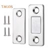 6/10/15Pcs Invisible Cabinet Door Magnet with Screw Ultra-Thin Stainless Steel No Drilling Adhesive Magnetic Drawer Closet Sliding Door Catch Latch