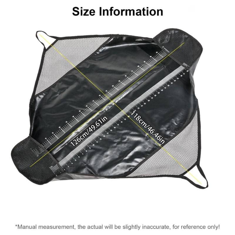 Fish Weigh Bag Fishing Bag Folding Fish Bag for Caught Fish Weigh Bag for Bass Fishing Weigh Slings Heavy Duty Fish Bag