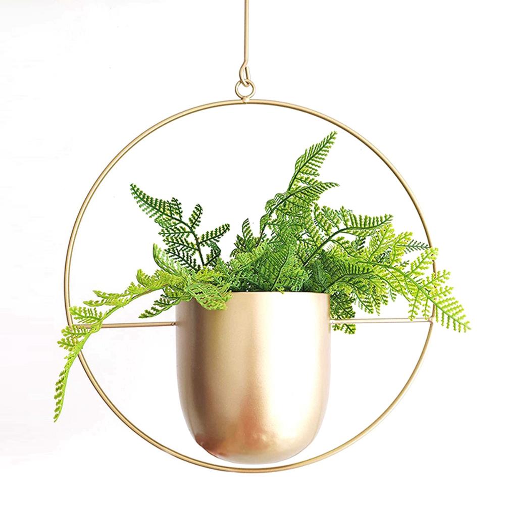 Dekorativer Garten Moderne Hausdekoration Metall Schwingender Blumentopf Pflanztopf Hängekorb Pflanzgefäß