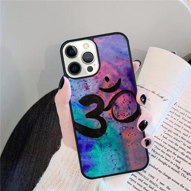 OM Yoga GOA Zen Symbol Muschel Hülle Für iPhone 17 Air 15 16 14 13 12 Pro Max 11 Pro Max Plus Handyhülle Abdeckung