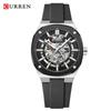 CURREN 8485 Men's Casual Skeleton Mechanical Watch