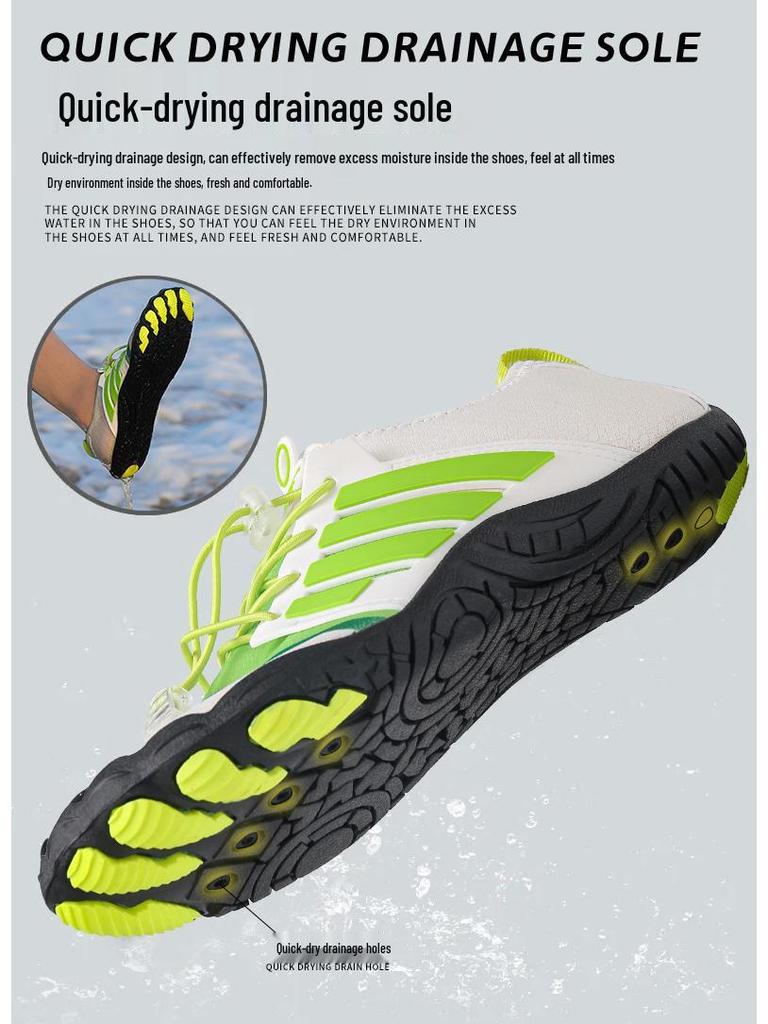 Chaussures de Plage et de Fitness Antidérapantes Respirantes pour Couples - Semelle Souple, Port Extérieur et Décontracté