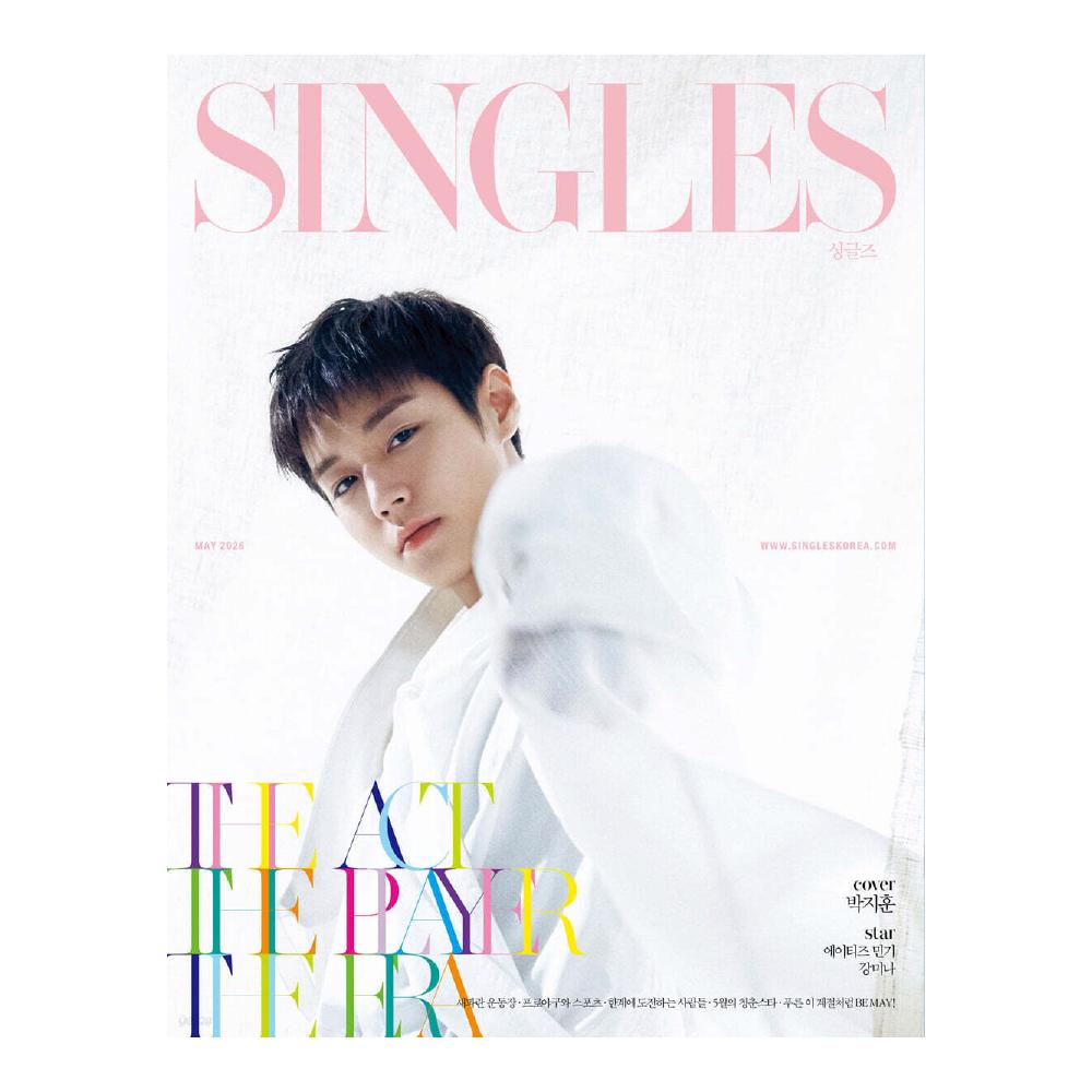 Předobjednávka časopisu Singles květen 2026 PARK JI HOON na obálce
