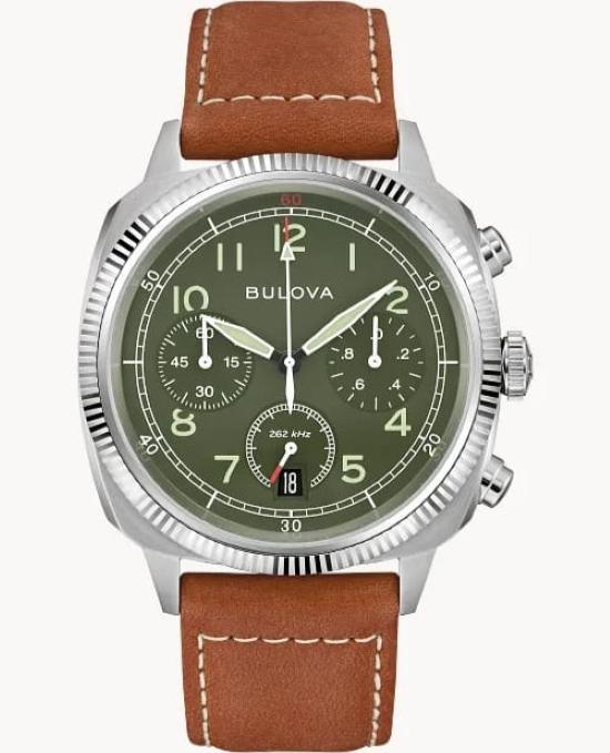 

Годинник Bulova Military VWI Special Edition Хронограф 42,5 мм 96B482 зелений