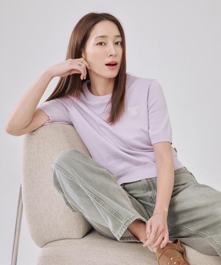 Seteo (W) Lauren Fine Half Knit Lavender