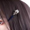 Skeleton Gothic Hair Clips Skull Hair Clips Crow Head Animal Skull Hairpins Women Duckbill Clips
