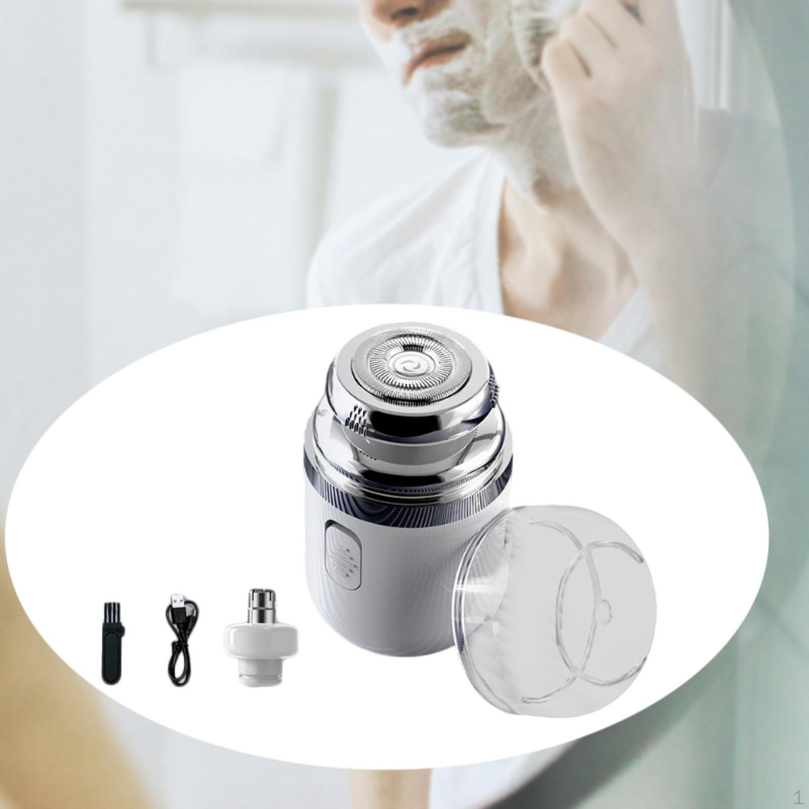 

Мини-электробритва беспроводная дорожная для офиса кемпинга командировки белая белый