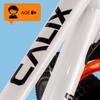 Rower Młodzieżowy Górski Mtb 24 Cale Dla Chłopca Dziewczynki Na Komunię Shimano 7 Biegów Z Amortyzatorem Szerokie Opony Calix Biały Niebieski