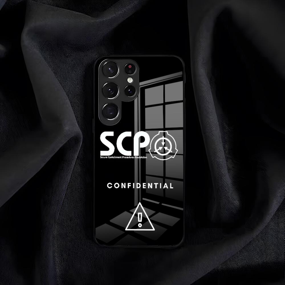 

SCP Foundation Phone Case For Samsung S26 S25 Edge S24 S23 S22 S21 S20 Ultra Plus FE Glass Cover Galaxy S26