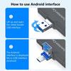 7 in 1 USB 2.0 SD Card Reader USB C Card Reader TF/Mirco SD Smart Memory Type C Lighting OTG Flash Drive Cardreader Adapter for Digital Secure Phone