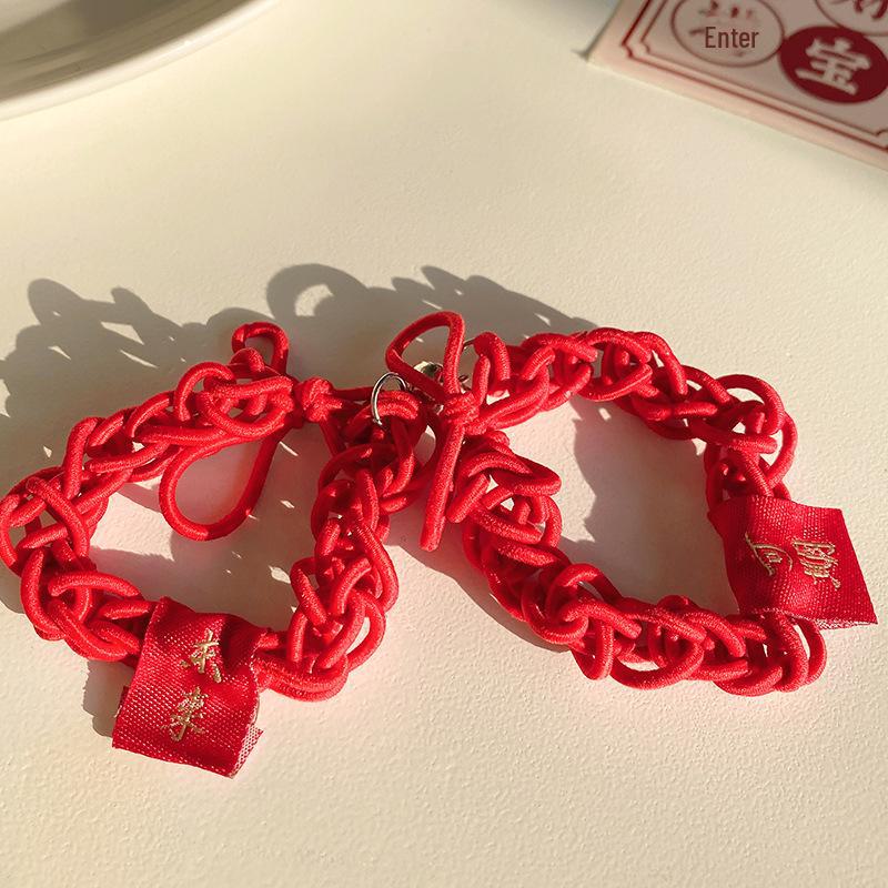 Neujahrs-Zodiac-Tiger-Haarband & Armband - Doppelte Verwendung für Frauen