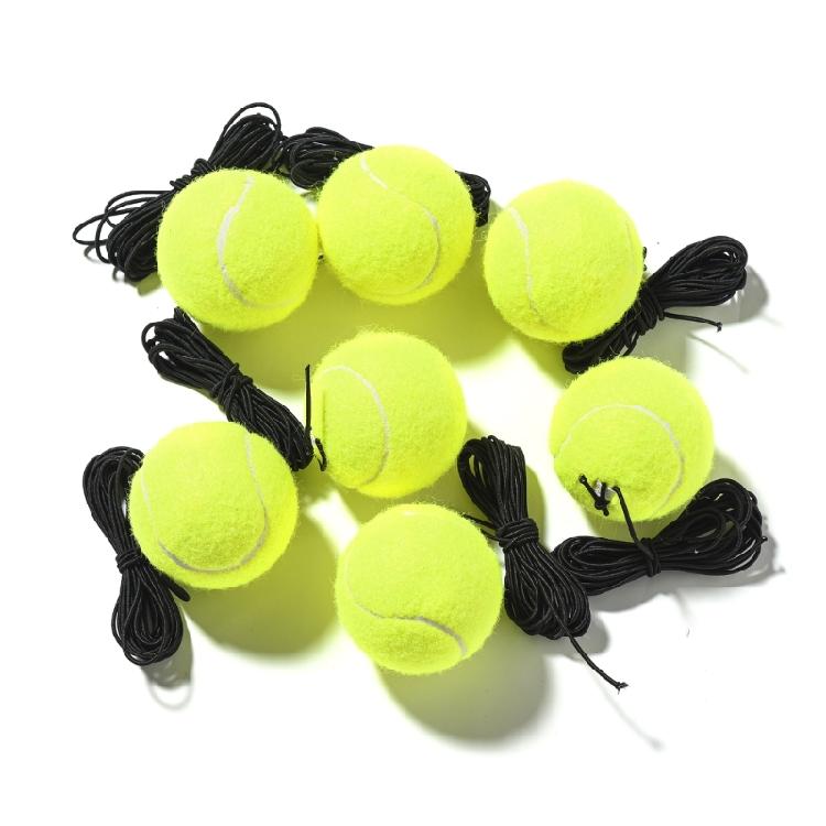 2pcs Single Practice Tennis Ball Tennis Training Ball Rebound Ball with String