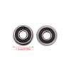 10Pcs F695-2Rs Stainless Steel Bearing Flanged Miniature Deep Groove Ball Bearings F695 Rs Ball Bearings