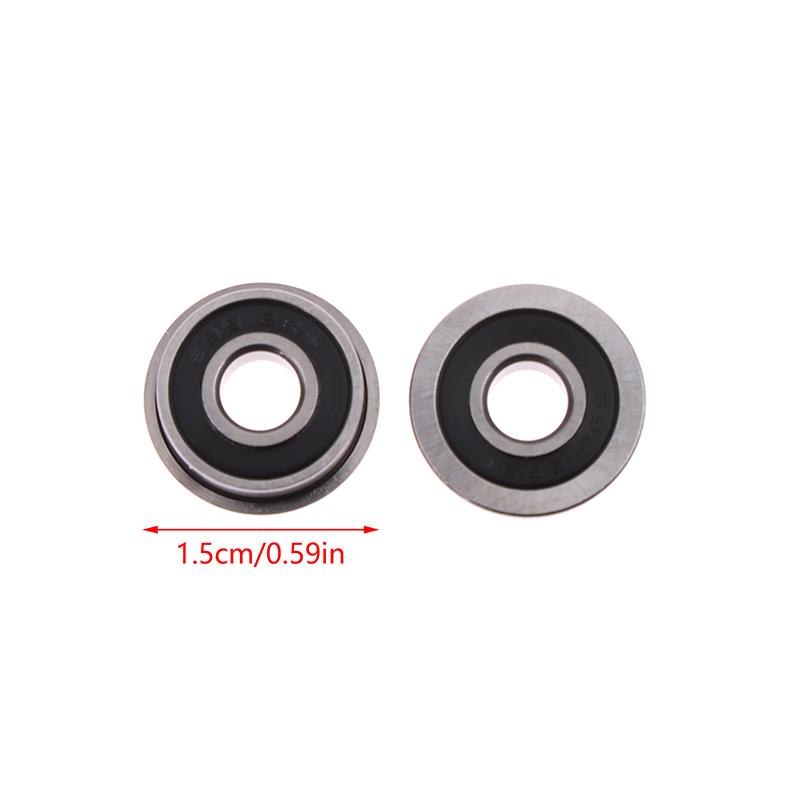 10Pcs F695-2Rs Stainless Steel Bearing Flanged Miniature Deep Groove Ball Bearings F695 Rs Ball Bearings