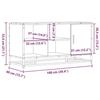 VidaXL Banc à chaussures sonoma gris bois d'ingénierie et métal, banc, banquette de couloir, siège de couloir, banc de 849217