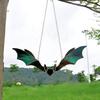 Window Panel Hanging Bat Sun Catcher for Window Wind Chimes for Hanging Wall Art Ornaments for Home Garden Decoration