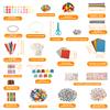 1 Set Art and Craft Supplies Kit Funny Kid DIY Craft Set Children Art Supply Tools Kit with Pompoms Sequins Feather for Children