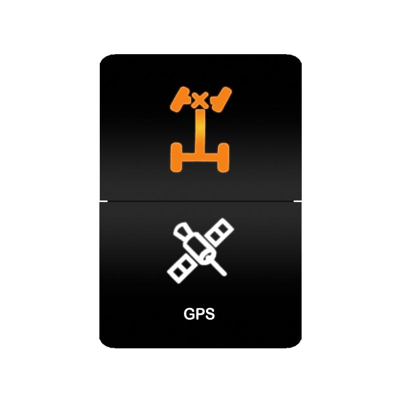 Car Push Switch Dual ON OFF Button Led Bar Roof Lights Fog Spot Driving Lights Button For Toyota 4Runner Hilux RAV4 Prado Camry